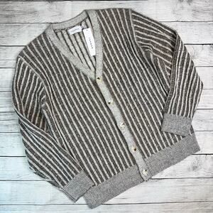 Topman x ASOS NWT Men's Cable Cardigan Sweater Gray Size Small